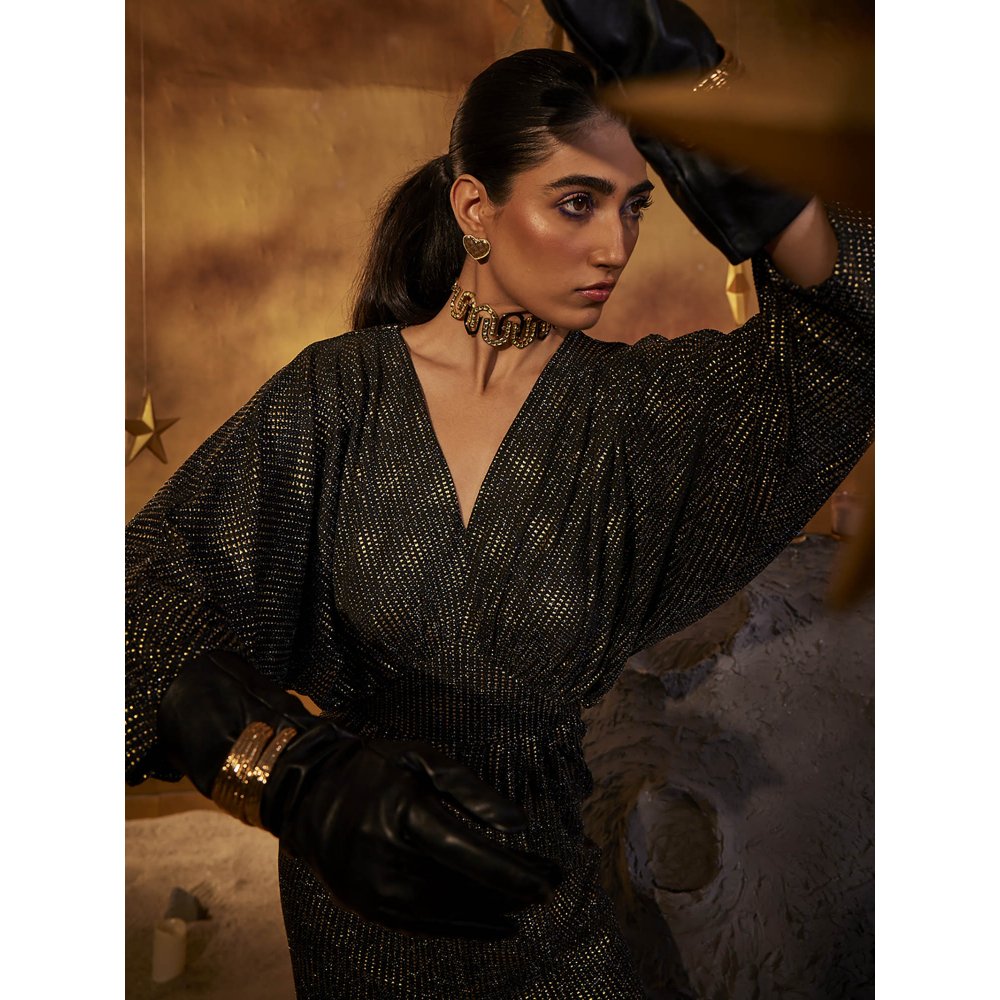 House of Fett Black Asteroid Gown