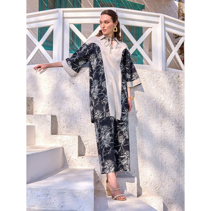 House of Fett Cedrus Cotton Black Co-Ord (Set of 2)