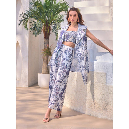 House of Fett Duomo Three Piece Cotton Linen Co-Ord (Set of 3)