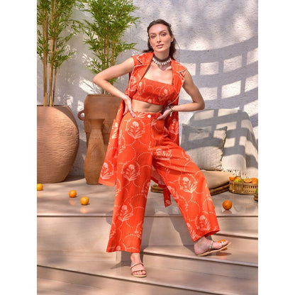 House of Fett Amer Printed Co-Ord (Set of 4)