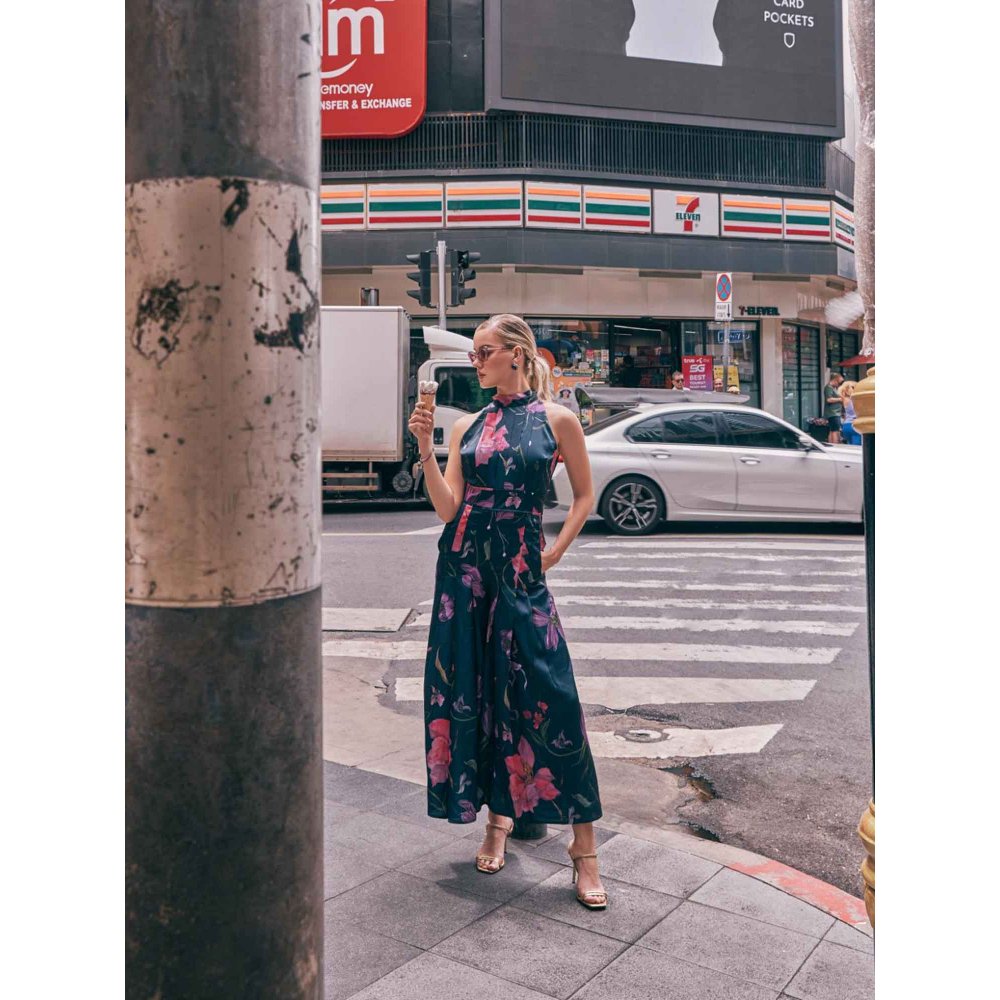 House of Fett Upper East Pleated Jumpsuit