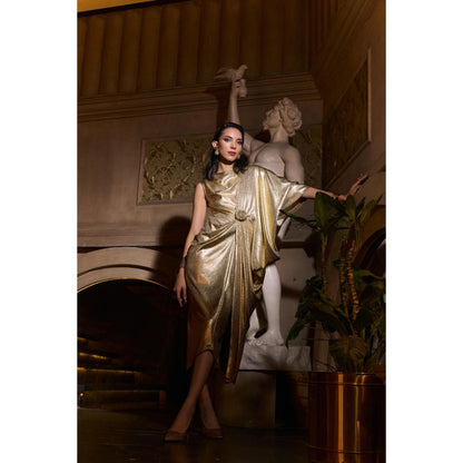 House of Fett Golden Aura Gown