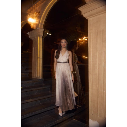 House of Fett Ombre Whisper Sequins Jumpsuit