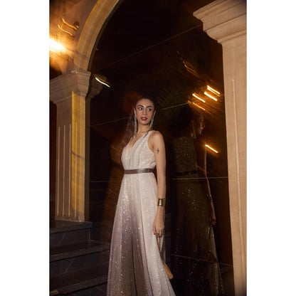 House of Fett Ombre Whisper Sequins Jumpsuit
