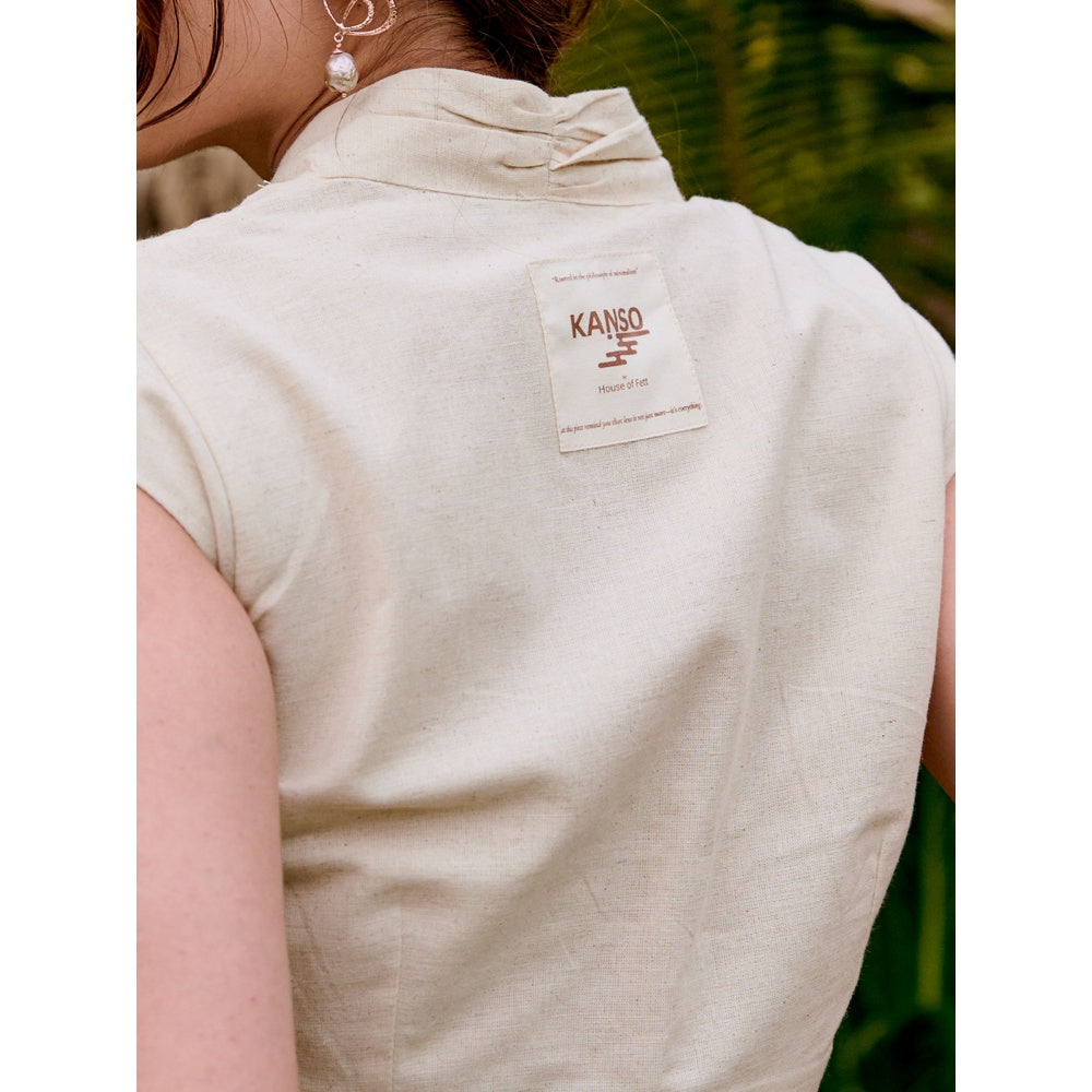 House of Fett Alaya Beige Co-Ord (Set of 2)