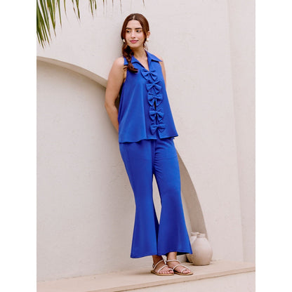House of Fett Blue Bow Bell Co-Ord (Set of 2)