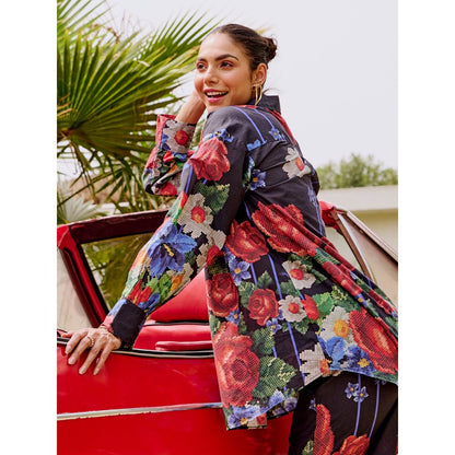 House of Fett Colmar Cross Stitch Cotton Co-Ord (Set of 2)