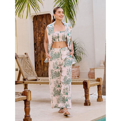 House of Fett Josas Toile Beige Co-Ord (Set of 4)