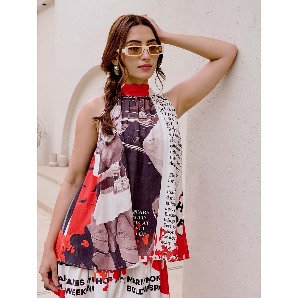 House of Fett Headliner Halter Neck Dress