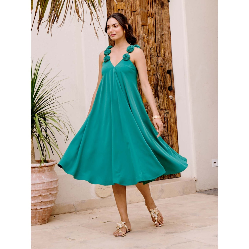 House of Fett Provence Bloom Strap Dress
