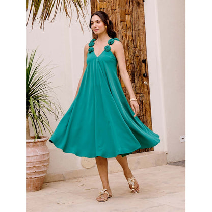 House of Fett Provence Bloom Strap Dress