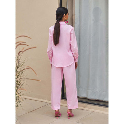 House of Fett Blush Pink Bloom Co-Ord Set