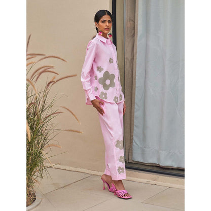 House of Fett Blush Pink Bloom Co-Ord Set