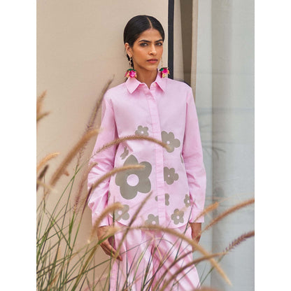 House of Fett Blush Pink Bloom Co-Ord Set