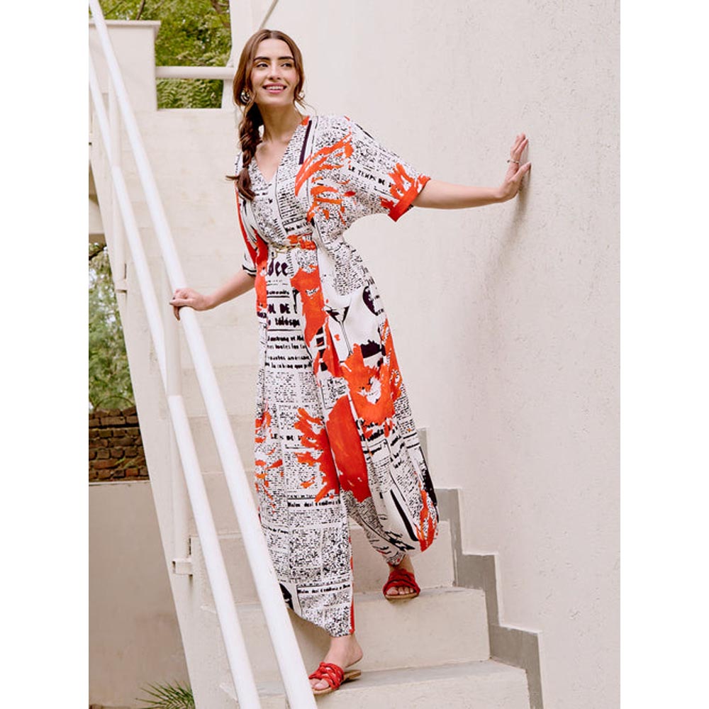 House of Fett Page Three Jumpsuit - White