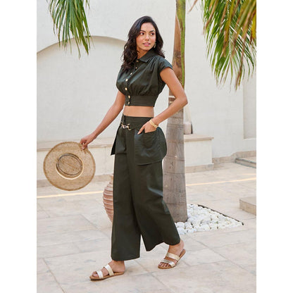 House of Fett Kiso Straight Fit Pant - Green