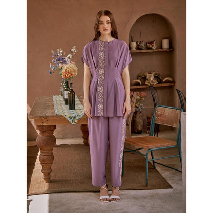 House of Fett Liliana Purple Pant