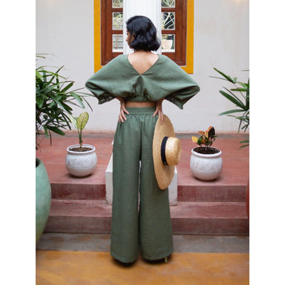 House of Fett Bodrum Comfort Casual Trouser - Green