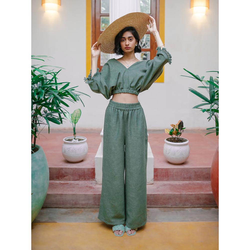 House of Fett Bodrum Comfort Casual Trouser - Green