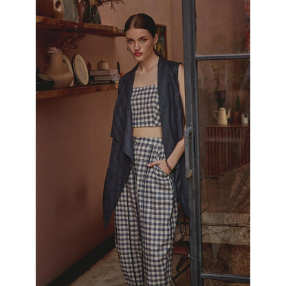 House of Fett Scott Piping Harem Pant - Multi-Color