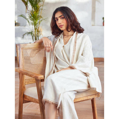 House of Fett Havana Laced Shrug