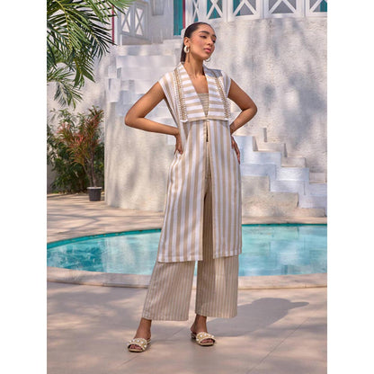 House of Fett Beige Bahamas Pant