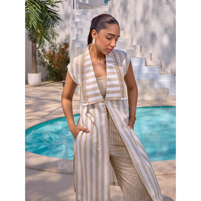 House of Fett Beige Bahamas Pant