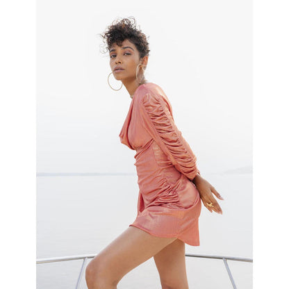 House of Fett Zanzibar Dress - Peach