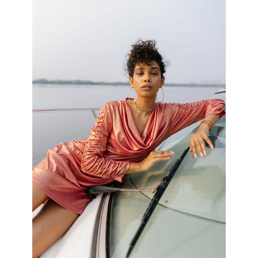 House of Fett Zanzibar Dress - Peach