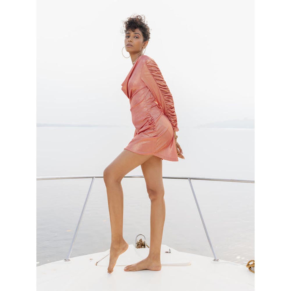 House of Fett Zanzibar Dress - Peach