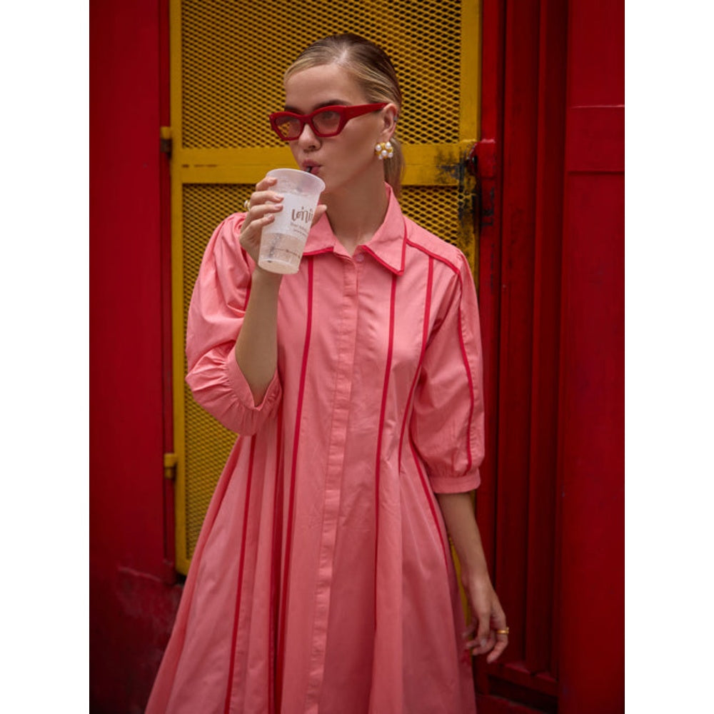 House of Fett Canopy Dress - Pink