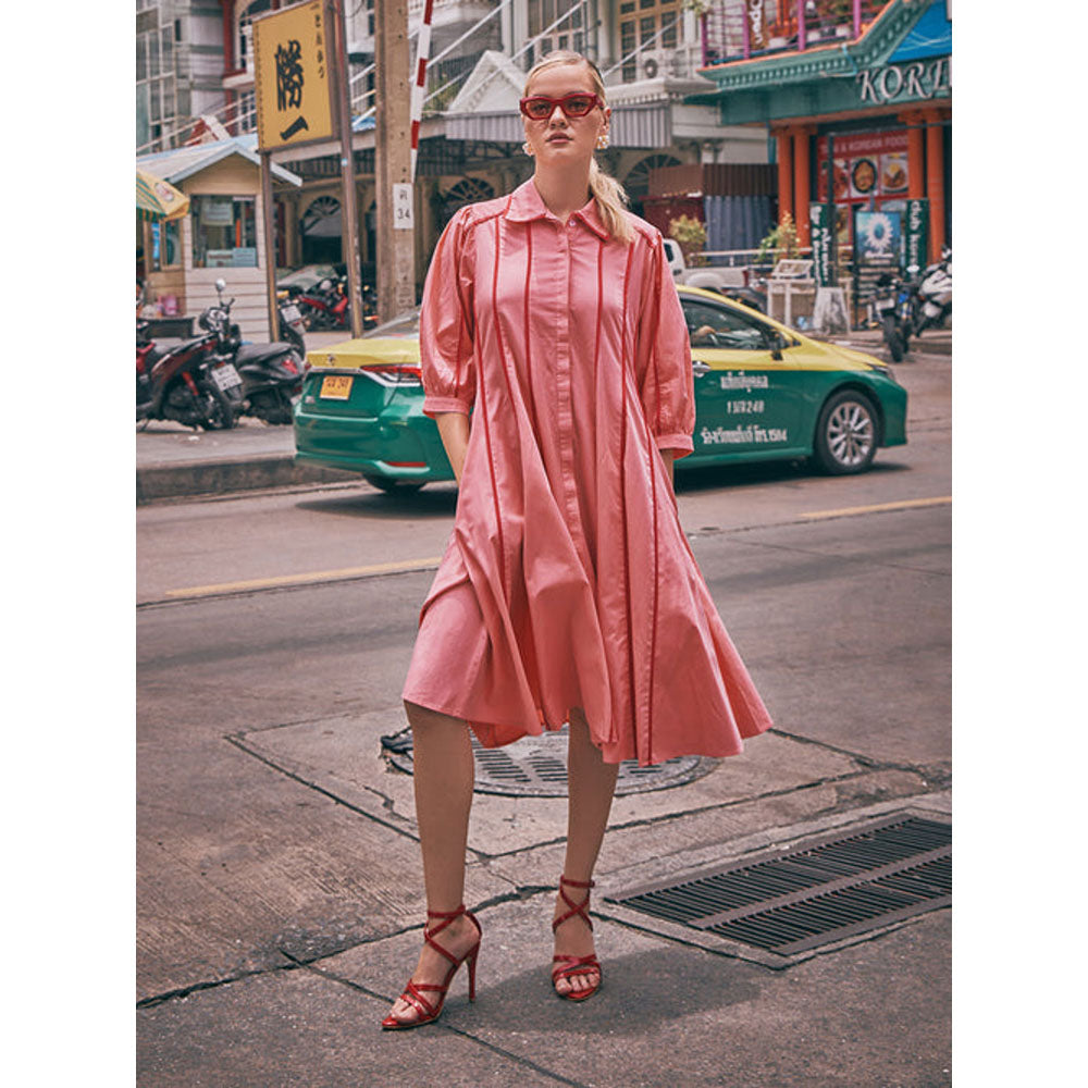 House of Fett Canopy Dress - Pink