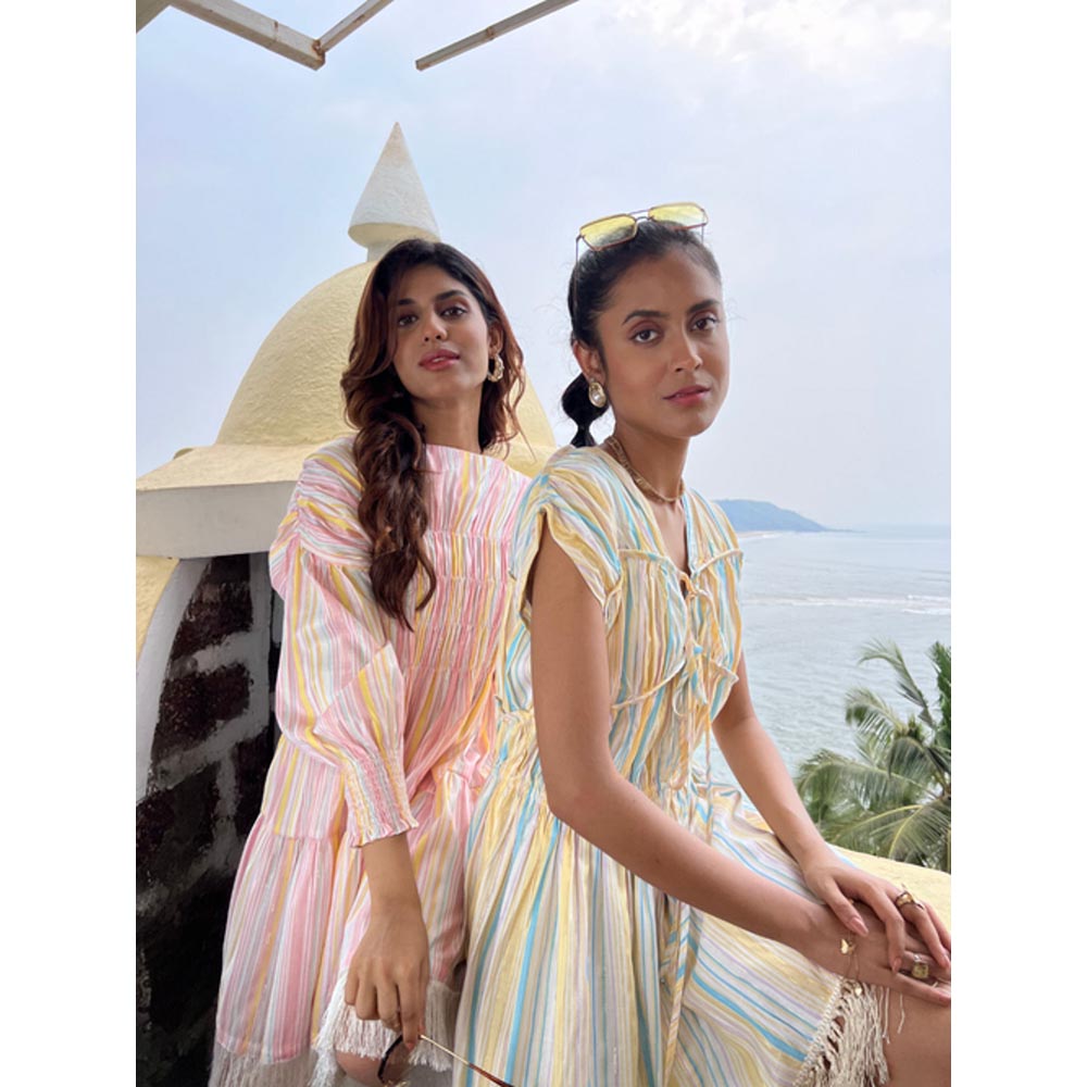 House of Fett Santacruz Dress - Multi-Color