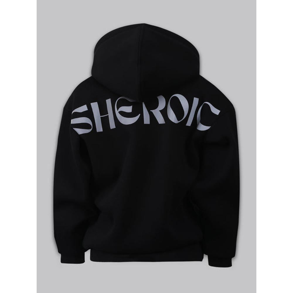 House of Fett Way Maker Street Vibes Loose Fit Womens Hoodie - Black