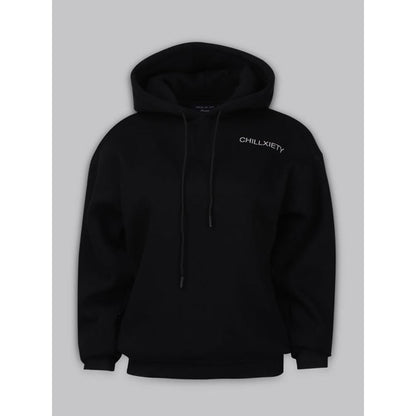 House of Fett Chilliest Everyday Loose Fit Womens Hoodie - Black