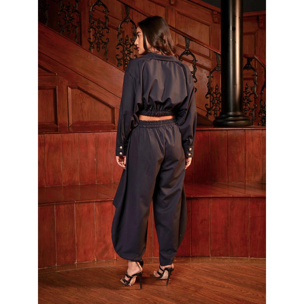 House of Fett Rotterdam Black Crop Top