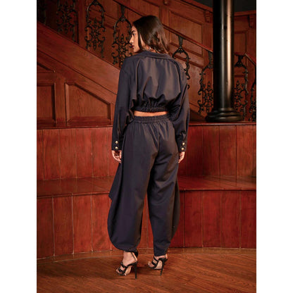 House of Fett Rotterdam Black Crop Top