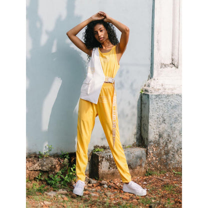 House of Fett Viva Crop Top - Yellow