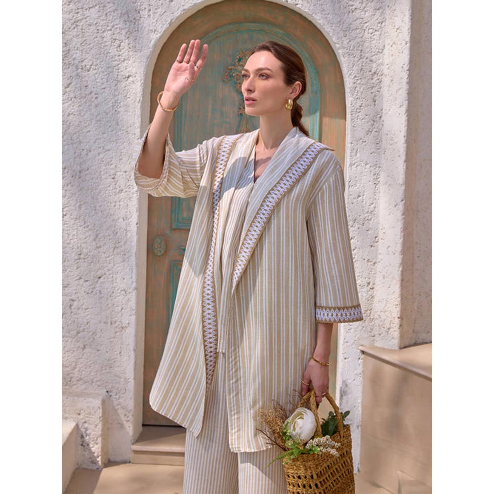 House of Fett Cayman Coat - Beige