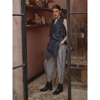 House of Fett Scott Tie Up Cape - Blue