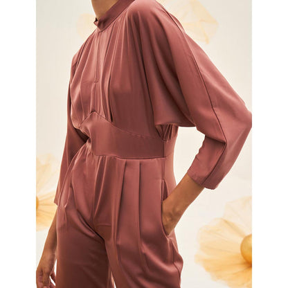 House of Fett Lush Blush Jumpsuit - Pink