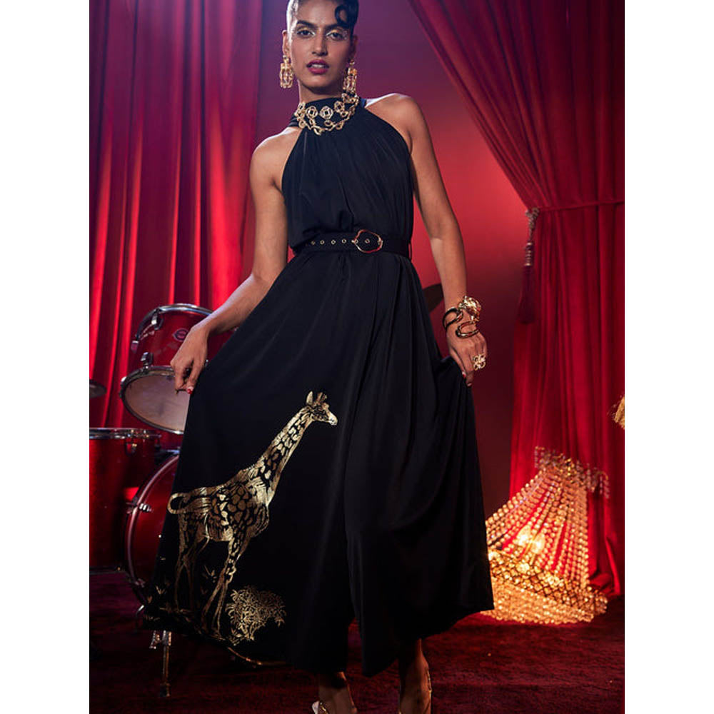 House of Fett Charlotte Halter Jumpsuit