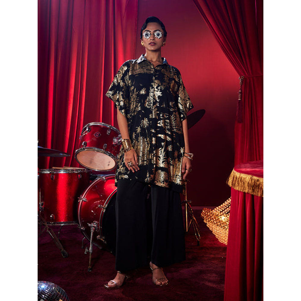 House of Fett Gold Muse Kaftan Shirt