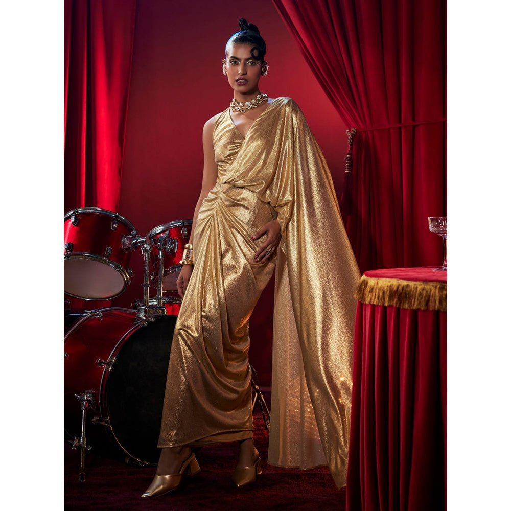 House of Fett Medusa Golden Glam Gown