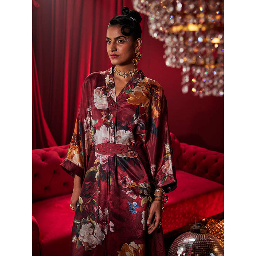 House of Fett Divine Dahlia Kaftan Dress