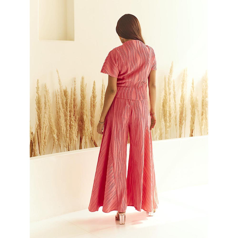 House of Fett Apricot Peach Top with Pant