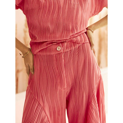 House of Fett Apricot Peach Top with Pant