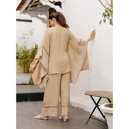 House of Fett Luxor Beige Top with Pant Co-Ords