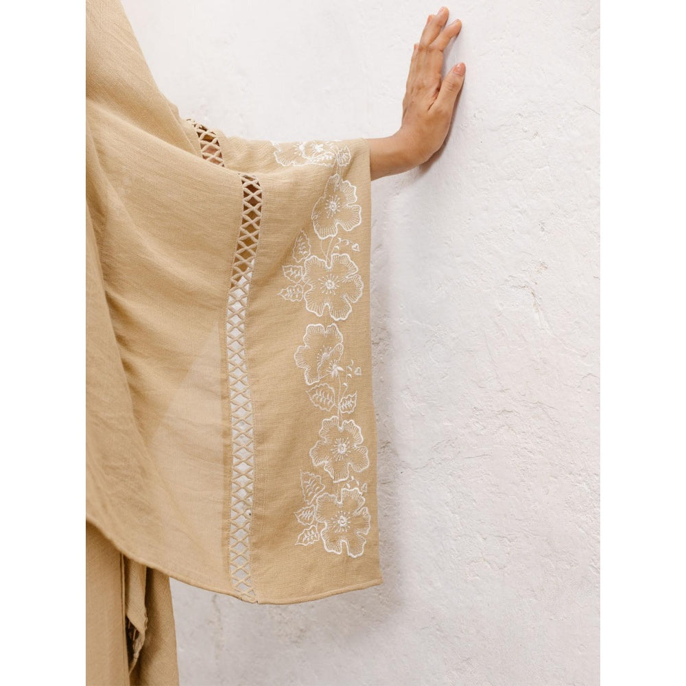 House of Fett Luxor Beige Top with Pant Co-Ords