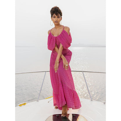 House of Fett Rosa Bella Pink Top with Pant Co-Ords